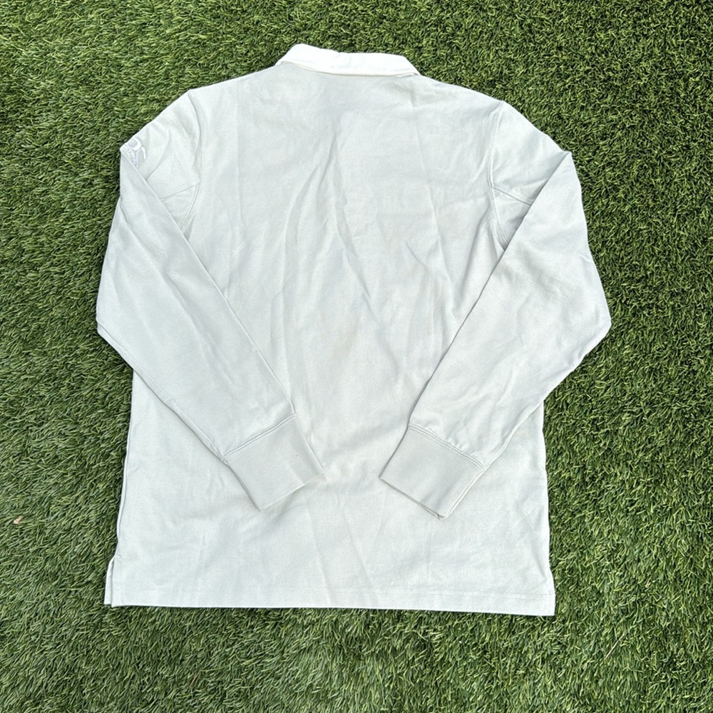 EUC Men's adidas 2023 Player Gray DC United Travel Long Sleeve Polo Size Medium - Picture 9 of 9